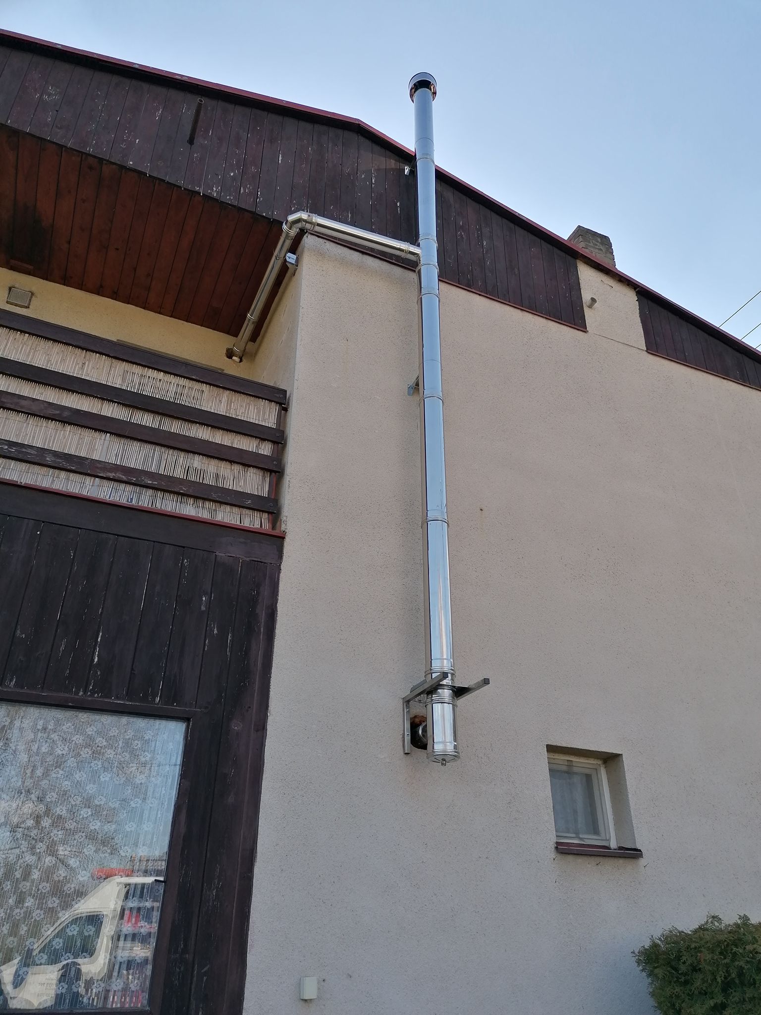 Frézování komínového průduchu - Kominictví Řípa