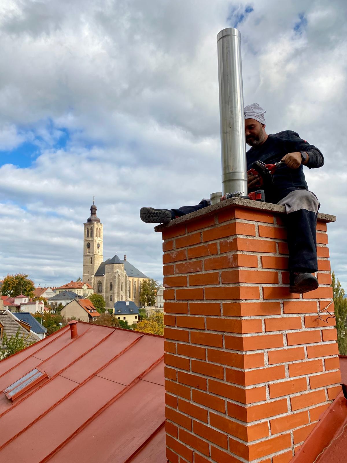 Stavba komína - Kominictví Řípa